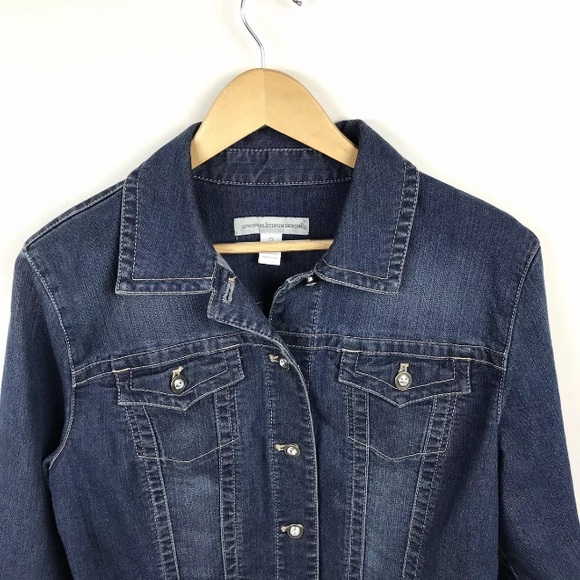 🚨SOLD🚨 Chicos 2 Jean Jacket Size L - Picture 2 of 7